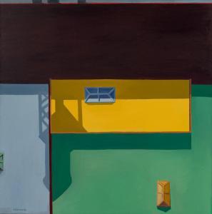 BARRON William C 1900-2000,Yellow Rooftop,1980,Hindman US 2021-04-09