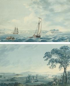 BARROW Joseph Charles 1700-1800,Shipping off Tarbert,Christie's GB 2009-05-07