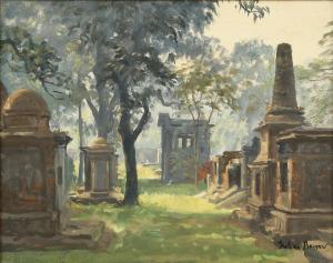 BARROW Julian 1939-2013,Park Street Cemetery Calcutta I,1939,Ewbank Auctions GB 2024-04-25