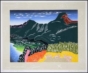 BARRY Anne Meredith 1932-2003,Dark Mountain,1999,Heffel CA 2008-06-05