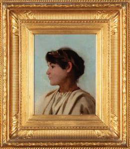BARSE Jr. George Randolph 1861-1938,Portrait of a Roman Youth,1890,Neal Auction Company 2021-02-07