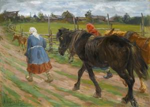 BARSI Bela 1872-1913,Returning To The Farm,Sotheby's GB 2006-06-01