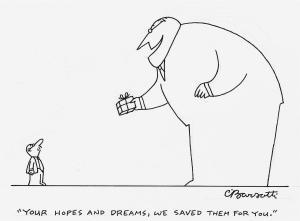 BARSOTTI CHARLES 1933-2014,Your hopes and dreams, we saved them for you,Swann Galleries 2018-12-06