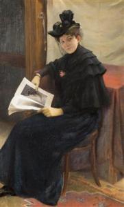 BARTA josef 1864-1919,Lady with Prints,Palais Dorotheum AT 2016-05-28