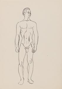 BARTA Laszlo 1902-1961,3 works: Male nude,Nagel DE 2024-02-07