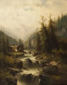 BARTAK Ludvik 1857-1921,Alpine Landscape,Palais Dorotheum AT 2014-03-08