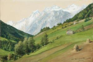 BARTELS M,Mountains at Brenner,1897,Bruun Rasmussen DK 2017-06-19