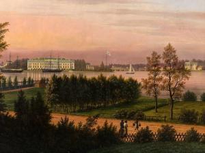 BARTH Johann Wilhelm G 1779-1852,Palace in St. Petersburg,1830,Auctionata DE 2015-03-24
