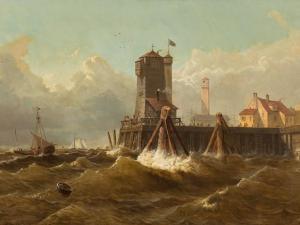 BARTH W 1800-1900,Harbor View in England,1920,Auctionata DE 2017-03-08