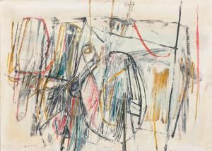 BARTH Wolf 1926-2010,Abstrakte Komposition,1958,Beurret Bailly Widmer Auctions CH 2024-03-20