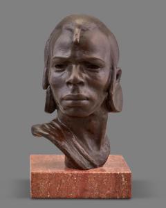 BARTHE Richmond 1901-1989,Maasai Warrior,1933,William Doyle US 2023-06-21