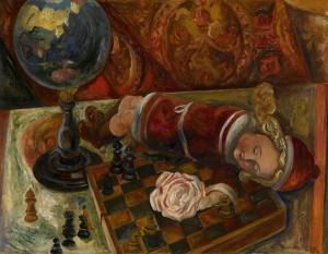 BARTHE Victor 1887-1954,Still Life with a Doll,1927,MacDougall's GB 2019-06-05