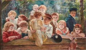 BARTHEL Paul 1862-1933,Happy Children,1898,Sotheby's GB 2022-01-29