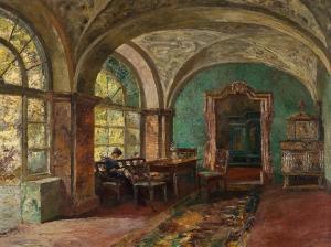 BARTHEL Paul 1862-1933,Interior With Lady,1920,Auctionata DE 2015-06-24