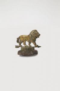 BARTHELEMY raymond,Mascotte Lion sur flèche,Artcurial | Briest - Poulain - F. Tajan 2013-02-08