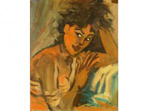 BARTHES Charles,Portrait de femme,1960,Blache FR 2009-04-27