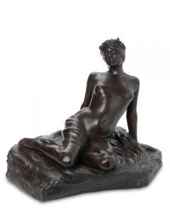 BARTHOLOMÉ Albert,Au bord de l'eau (nude reclining by a stream),John Moran Auctioneers 2022-09-20