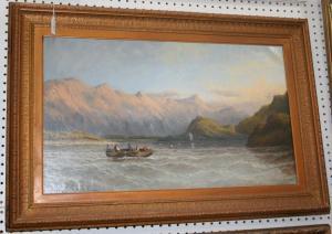 BARTHOLOMEW F.W,Coastal View with Figures in Fishing Boats,Tooveys Auction GB 2013-05-15