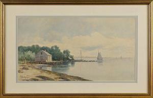 BARTHOLOMEW William Newton 1822-1898,coastal scene,Pook & Pook US 2014-09-10