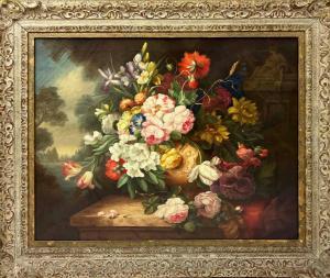 bartle k 1800-1800,Still Life with Flowers,Lots Road Auctions GB 2022-10-02