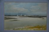 BARTLETT Charles 1921-2014,East Anglian estuary view with yachts,Andrew Smith and Son GB 2020-12-15