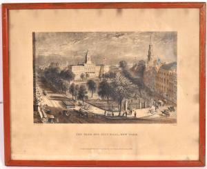 BARTLETT W.H,The Park and City Hall, New York,1838,Nye & Company US 2019-10-30