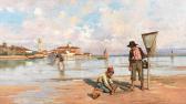 BARTLETT William Henry 1858-1932,Boys shrimping in the Venetian Lagoon,1884,Bonhams GB 2022-11-22