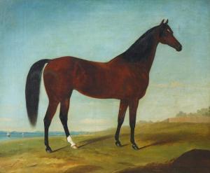 BARTLETT William Henry 1809-1854,Brown Horse,1859,Shapiro Auctions US 2024-01-27
