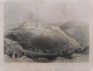 BARTLETT William Henry 1809-1854,Mount Zion, Jerusalem, from the HIll of Evil Couns,Matsa 2018-04-22
