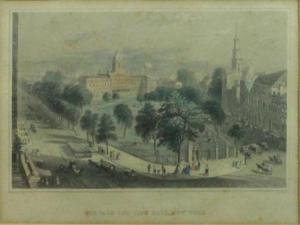BARTLETT William Henry 1858-1932,The Park and City Hall New York,Elite US 2015-08-29
