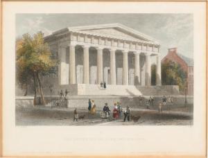 BARTLETT William Henry 1809-1854,THE UNITED STATES BANK, PHILADELPHIA,Potomack US 2024-02-13