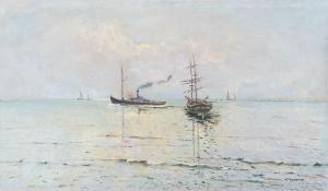 BARTOLI GUIDO 1855,Barche in mare,Cambi IT 2024-02-29