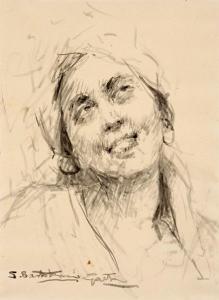 BARTOLOMEI S 1900-1900,Ritratto di giovane donna,Babuino IT 2011-09-19