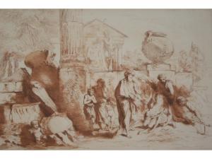BARTOLOZZI Francesco 1727-1815,TOBIT BURYING THE DEAD,Lawrences GB 2015-10-16
