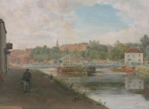 Barton R 1800-1800,bridge over the Thames at Windsor,19th century,Burstow and Hewett GB 2017-09-27