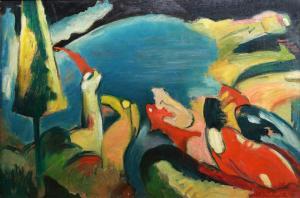 BARTOVSKY Vaclav 1903-1961,Homage to Kandinsky,1943,Meissner Neumann CZ 2012-12-16