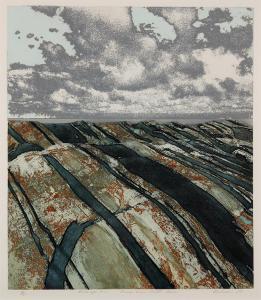 Bartram Edward John 1938-2019,Rockscape #2, Precambrian Shield Series,1979,Heffel CA 2023-02-21