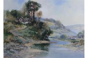 BARTRAM HILES Frederick John 1848-1922,Cottage by a River,Simon Chorley Art & Antiques GB 2015-11-24