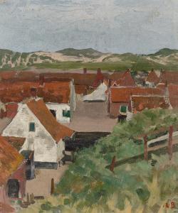 BARTSCH Wilhelm 1871-1953,Dutch village among dunes,Villa Grisebach DE 2021-12-01