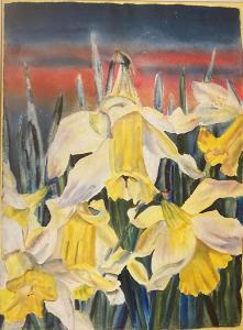 BARTSCHE Regine 1900-2000,Daffodils,Fonsie Mealy Auctioneers IE 2021-07-27