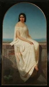 BARUCCO Felice 1830-1906,Painting of a Greek woman,1859,Quinn's US 2007-09-08