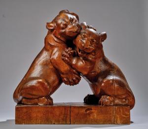 BARWIG Franz d. Jüngere 1901-1985,Two lion cubs,Palais Dorotheum AT 2021-11-18