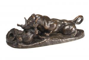 Barye Antoine Louis 1795-1875,A patinated bronze sculpture,1889,Bonhams GB 2013-01-24