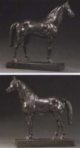 Barye Antoine Louis 1795-1875,Cheval pur-sang d'Arabie,Sotheby's GB 2003-10-28