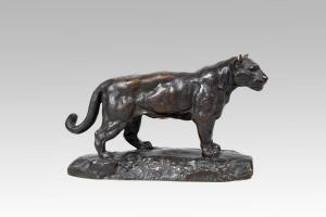 Barye Antoine Louis 1795-1875,Le jaguar debout numéro 1,Lombrail - Teucquam FR 2016-06-09