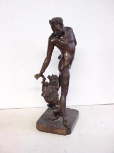 BARYE,Circus Figure with a French Poodle,William Doyle US 2001-02-13