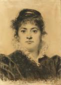 BARZAGHI CATTANEO Antonio 1837-1922,Porträt einer Dame.,Dobiaschofsky CH 2005-05-01