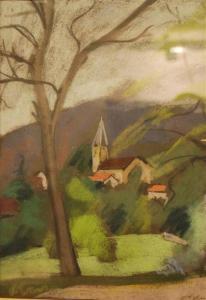 BAS Adrien 1890-1926,Eglise en montagne,Conan-Auclair FR 2020-06-04