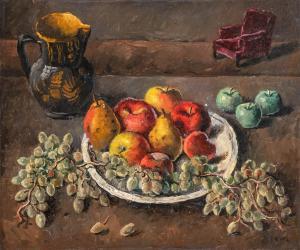 BASCH Andor 1885-1944,Autumn fruits,1943,Nagyhazi galeria HU 2023-12-12