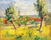 BASCH Andor 1885-1944,Landscape in southern France,Kieselbach HU 2008-05-23